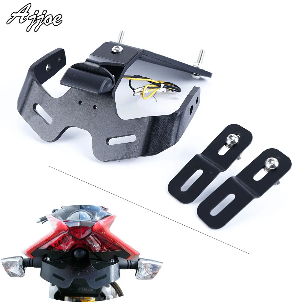 

For Aprilia RSV4 2009-2017 Tuono V4R Motorcycle License Plate Holder License Bracket Tail Tidy Fender Eliminator