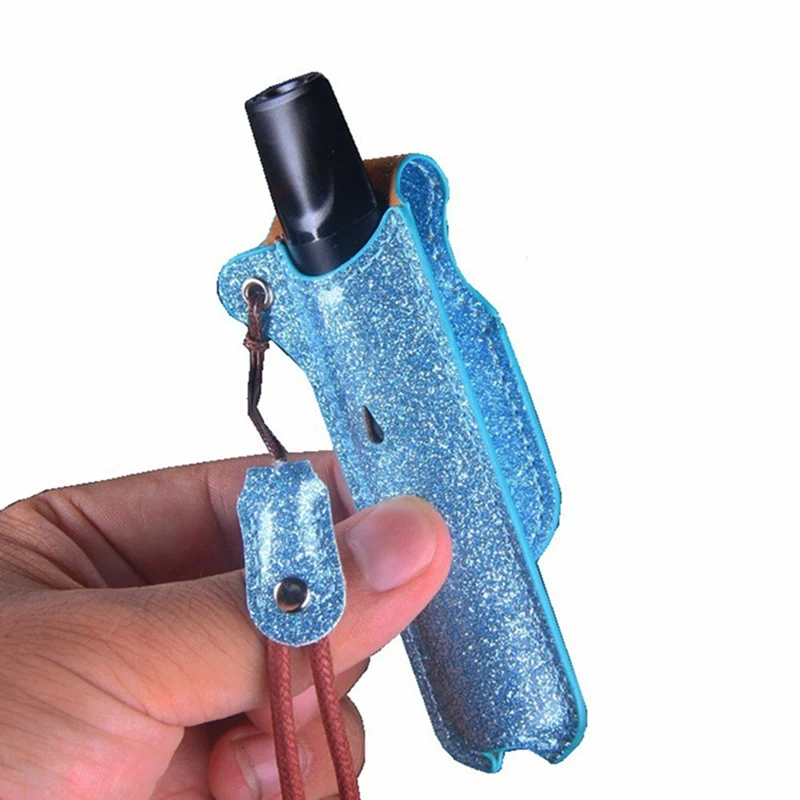 Блестящий кожаный чехол для хранения Vape Pod с ремешком, Карманный чехол для переноски, сумка для RELX, аксессуары для электронных сигарет