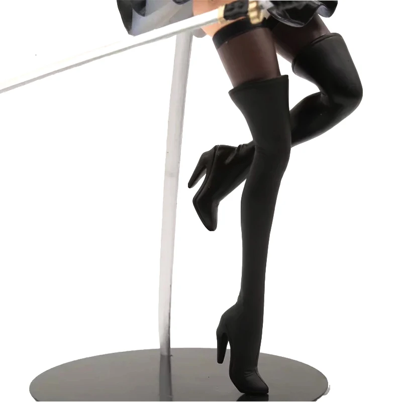 NieR Automata 25 см 2B боевой робот ПВХ Figma подвижные фигурки модель мультфильм фильм Подарок Коллекционные игрушки для детей куклы