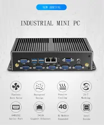 Безвентиляторный мини-ПК настольный компьютер Broadwell NUC Intel Core i3 5005U MiniPC i5 5250U Win7/8/10 Мини ПК Barebone i5 4200u ПК Intel