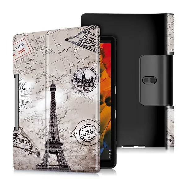 tower Ультратонкий чехол для нового lenovo Yoga Tab5 YT-X705F чехол для планшета lenovo Yoga Tab 5X705 защитный чехол из искусственной кожи - Цвет: tower