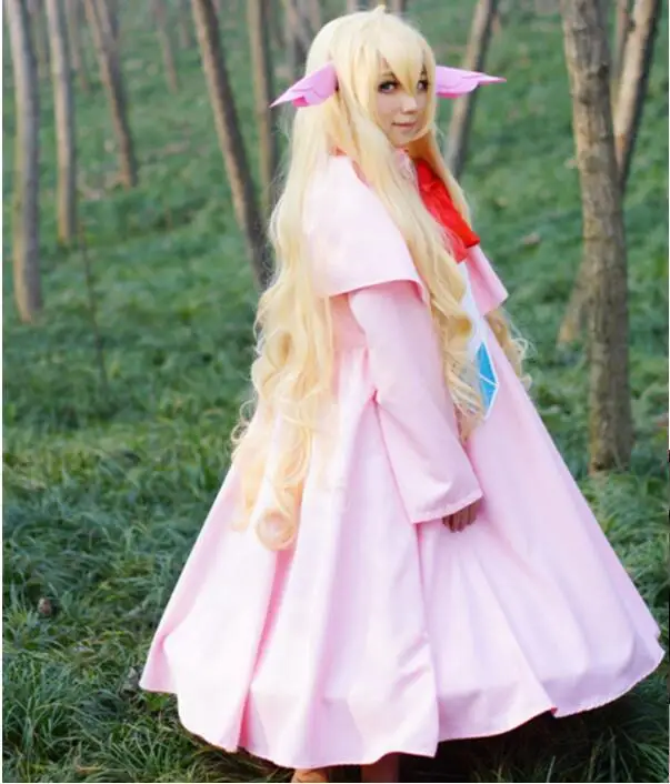 Аниме Fairy Tail Косплей Мейвис вермилион Cos Хэллоуин полный набор 3 в 1 (платья + панье