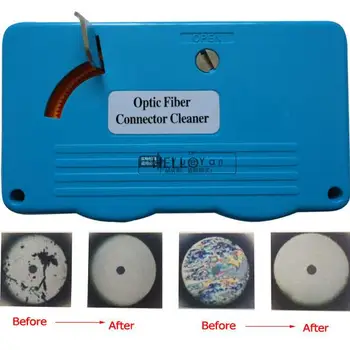 

Optic Fiber Connector Cleaner Cleaning Cassettes 500 Cleans SC FC ST DIN D4 MU