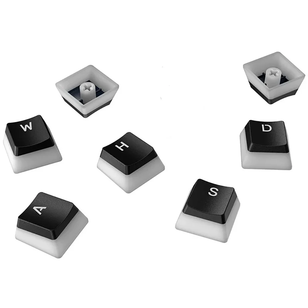 Колпачок для ключей двухслойный молочный 104-Key форма световая передача Проводная клавиатура шляпа для дропшиппинг