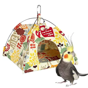 Pájaro mascota pequeña tienda de Nido de Pájaro Hamster Chinchillas hamaca colgante loro tienda клетка Игрушка птица jaula
