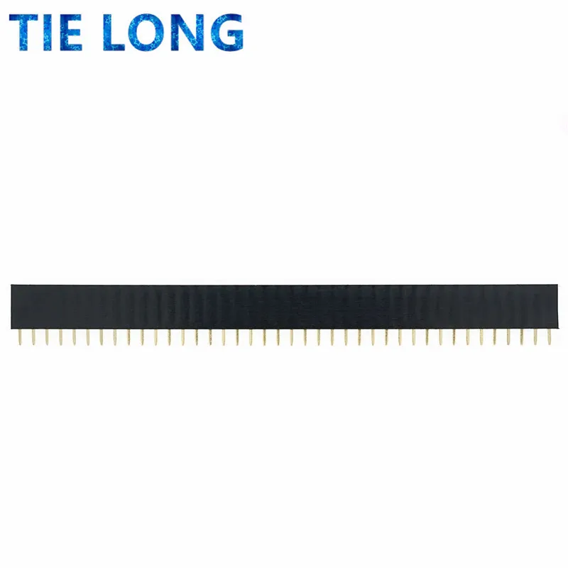 5PCS 2.54mm 40 Pin Stright Female Single Row Pin Header Strip PCB Connector PAIMU pcb female pin header connector