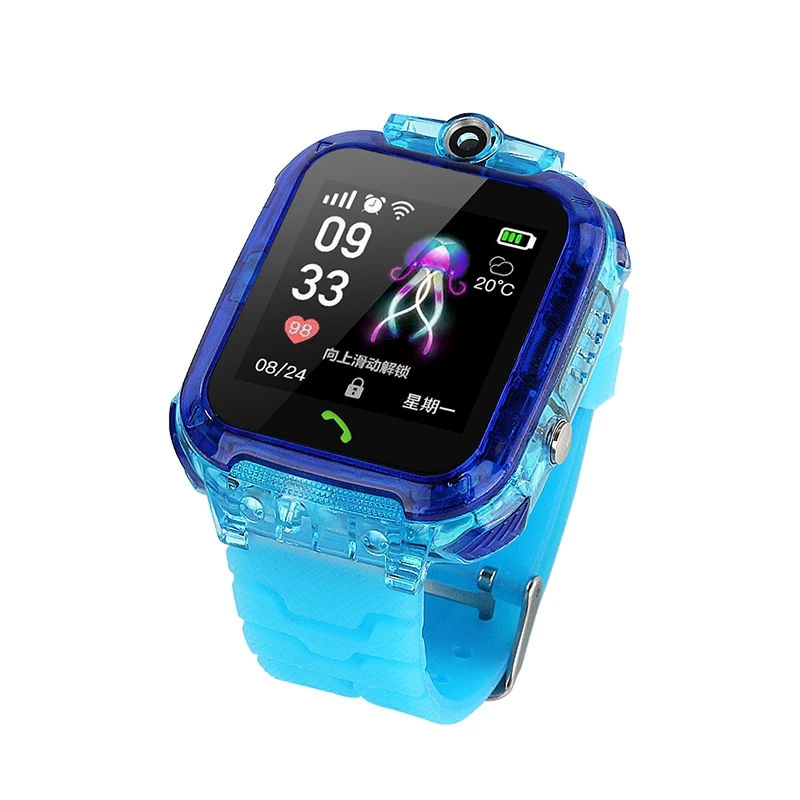 FULL-S12 детский телефон Smartwatch с HD экраном IP67 Водонепроницаемый gps часы видео чат пресс экран Смарт часы