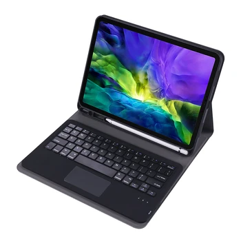 

ABS Ultra-thin Pen Tray with Touch Bluetooth Keyboard Holster Suitable for 2020 Version Ipad Pro 11 Inch