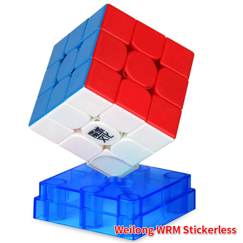 WR M Stickerless Moyu Weilong Wr M MoYu Weilong WR M Магнитный 3x3x3 Weilong WRM кубик головоломка Профессиональный MoYu 3x3 магниты кубики - Цвет: WR M Stickerless