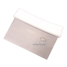 Высококачественная тесторасческа из нержавеющей стали с пластиковой ручкой, нож для пиццы, скребок, кухонные принадлежности