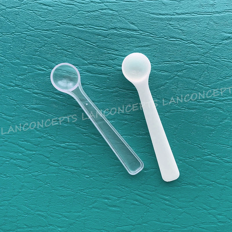 5gram / 10ML Plastic Measuring Scoop 5g PP Spoon for medical milk powder  Liquid - transparent 200pcs/lot