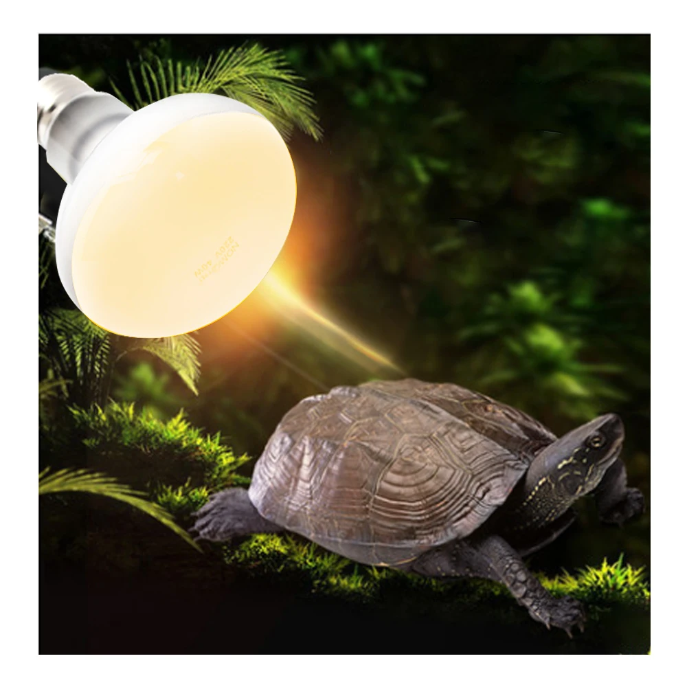 Рептилий нагреватель лампы лампочки дальнего инфракрасного керамического ПЭТ нагреватель лампы для черепахи ящерицы паук ящик для рептилий