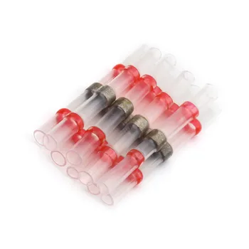 

10/20/50pcs Solder Seal Wire Connectors Heat Shrink Butt Connectors Automotive Insulated Waterproof Electrical Wire Terminals