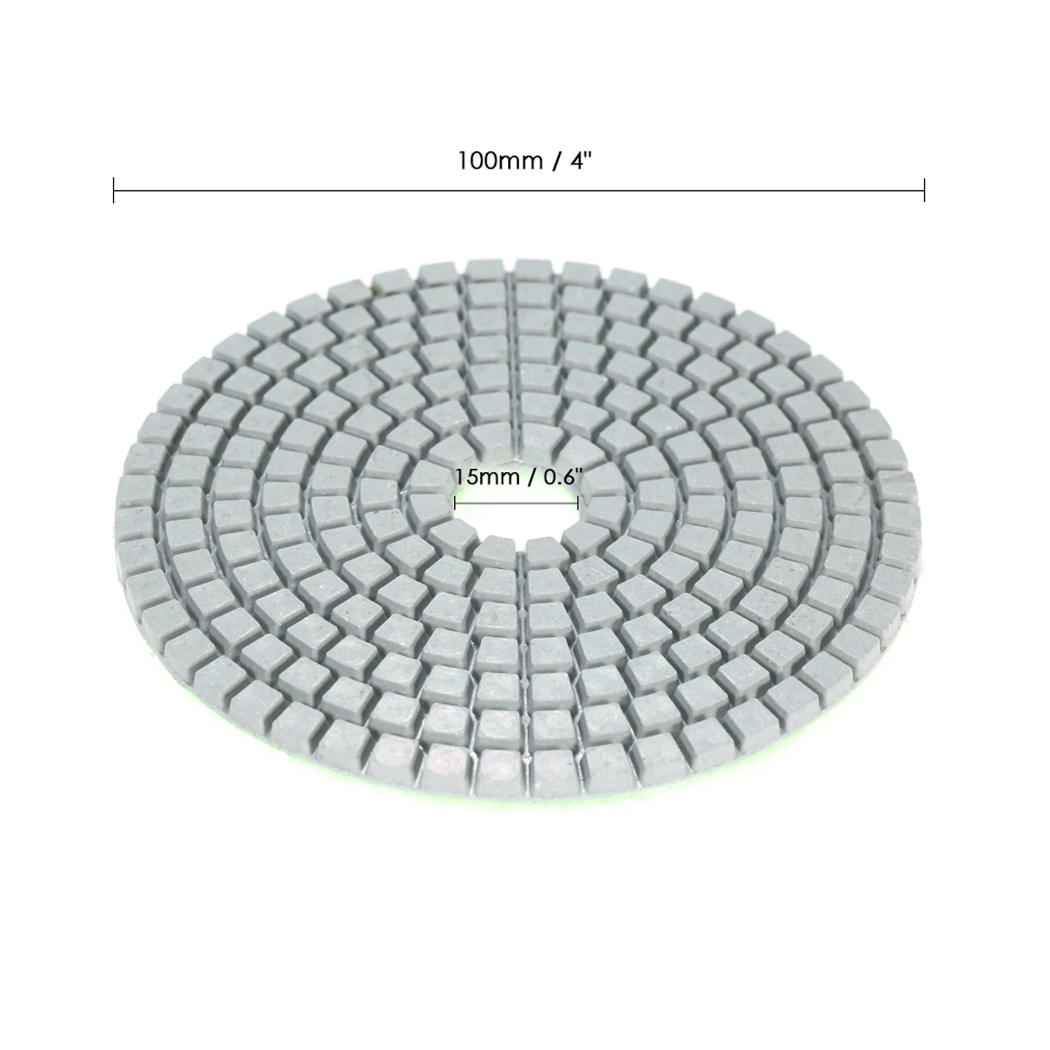 

Hot New 16pcs Diamond Polishing Pads Kit 4 inch 100mm Wet/Dry for Granite Stone Concrete Marble Polishing Use Grinding Discs Set