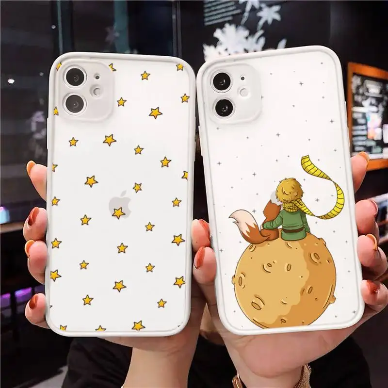 Маленький чехол для телефона le prince iPhone 12 11 Mini Pro XR XS Max 7 8 Plus X матовый прозрачный