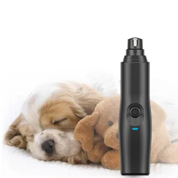 

USB Charged Pet Electric Nail Grinder Trimmer Automatic Nail Polisher Durable Painless Dog Nail Clipper Grooming Accessories