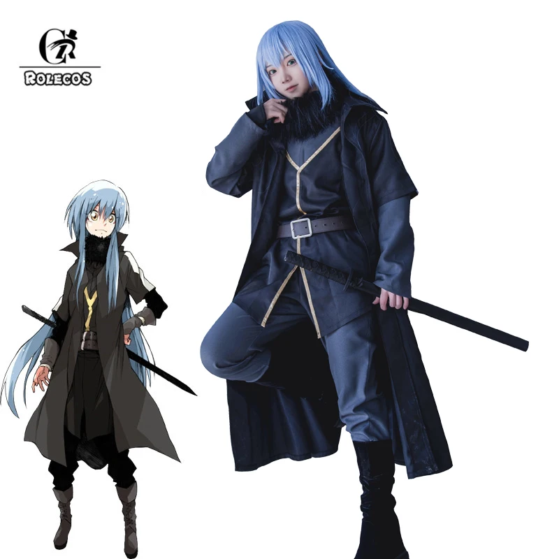Костюм для косплея ROLECOS Rimuru Tempest аниме Tensei shitara Slime Datta Ken 2-й сезон косплей костюм