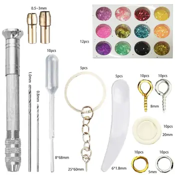 

Letter Alphabet Pendant Silicone Resin Molds Personalized Keychain Jewelry Tools