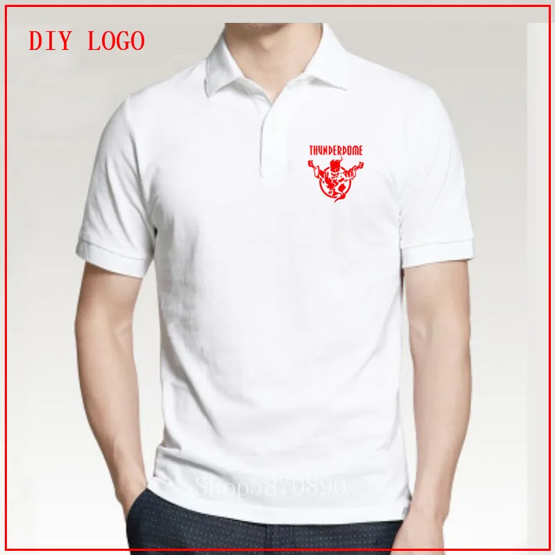Мужская футболка-поло Thunderdome с красным логотипом музыкального фестиваля 2020 |
