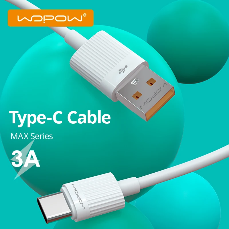 

WOPOW USB Type C Cable H09 Fast Charging for Samsung Galaxy S8/9 Xiaomi mi 9 Huawei OnePlus Mobile Phone Accessories USB C Cable