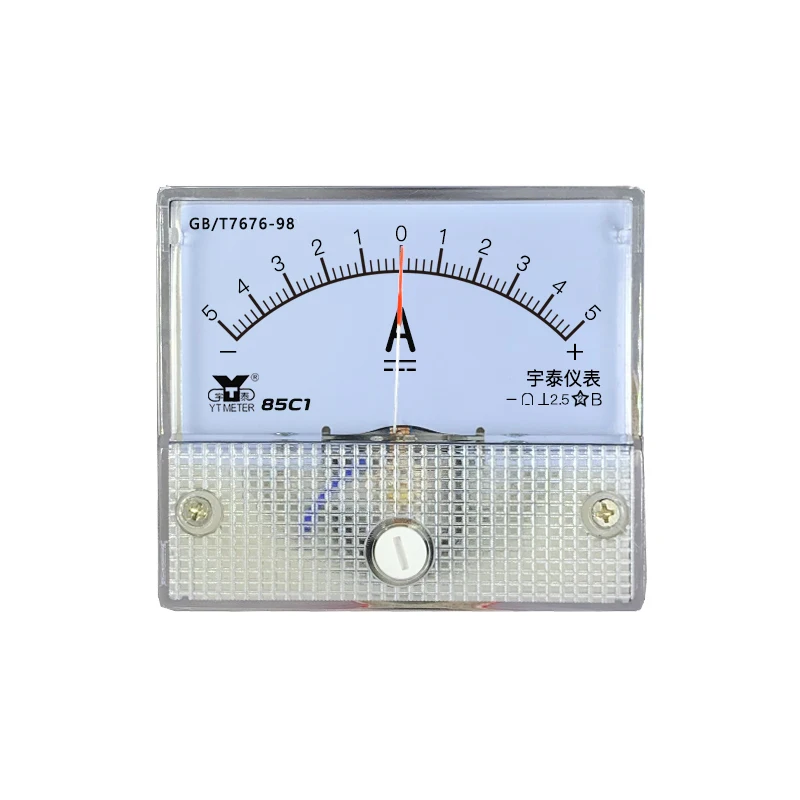 85c1 positive and negative ammeter DC milliammeter microammeter ± 25ua