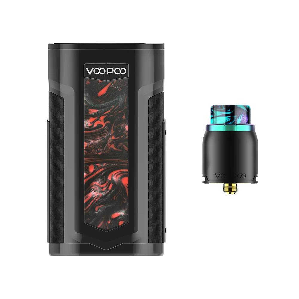 217 Вт VOOPOO X217 TC мод коробка Электронная сигарета Vape W/RDA атомайзер ген. Вентилятор чип подходит 20700/18650 батарея TFT ips HD экран - Цвет: P-Scarlet