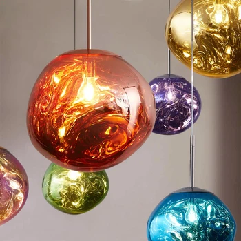 

Nordic Pendant Lights LED Lighting Colourful Lava Pendant Lamp PVC Melt Lamp Macaron Home Decor Loft Bar Cafe Shop Hanging Lamps