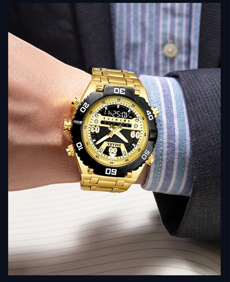 SMAEL Watch Male 2021 Sports Digital Watches Men Waterproof Steel Military Quartz Watch For Men Wristwatch Relogio Masculino SMAEL Watch Male 2021 Sports Digital Watches Men Waterproof Steel Military Quartz Watch For Men Wristwatch Relogio Masculino