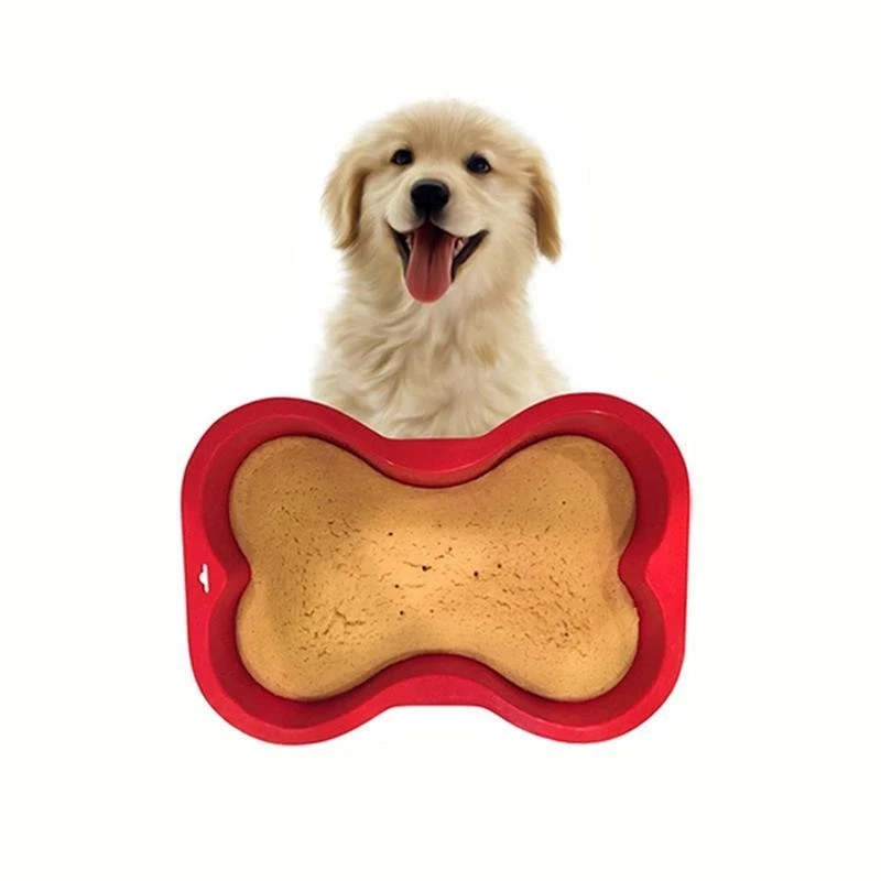 Pastry Silicone Mold Baking Molds Creative 1Pc Gadget Kitchen Dog Bone Form LI 