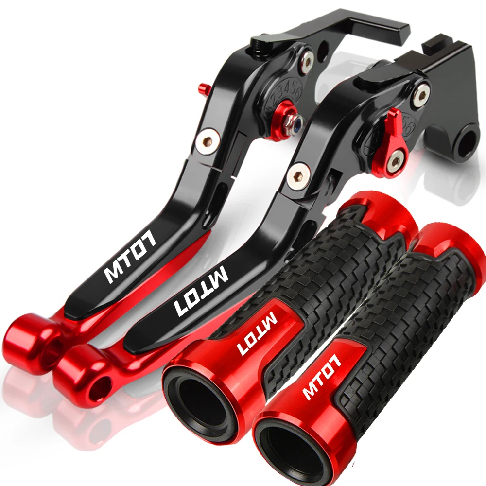 Motorcycle Accessories FOR YAMAHA MT07 MT 07 MT-07 2014 2015 2016 2017 2018 2019 2020 2021 Brake Clutch Levers Handlebar Grips