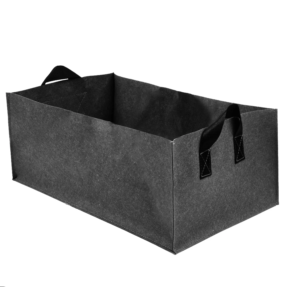 Black 40cm 30cm 20cm Ручка растительного контейнера дренаж воды домашний сад выращивание цветов овощи антикоррозийный ящик для растений - Цвет: Black 40cm 30cm 20cm
