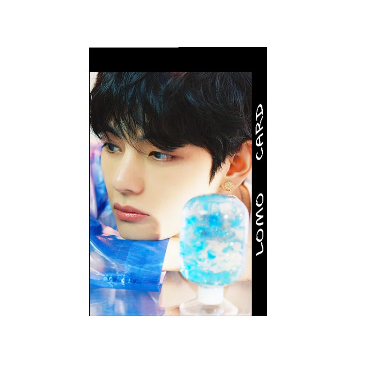 V KPOP 30 шт./компл. Bangtan Boys карта души Persona фото карты ЛОМО карта фото книга в твердой обложке Love Yourself Чжон ку SUGA 85*54 мм - Цвет: V