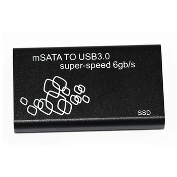 

1.8 Inch MSATA SSD HDD Enclosure Supports USB to MSATA Mobile Hard Disk Box Support for Windows/Vista/Linux/MAC