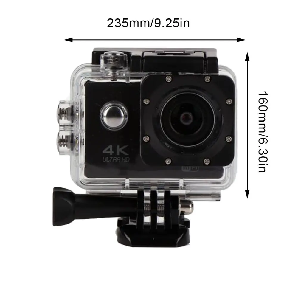 Hd 4k Спортивная уличная камера F60 Wifi Adventure Водонепроницаемая камера 2,0 дюймов супер широкий угол