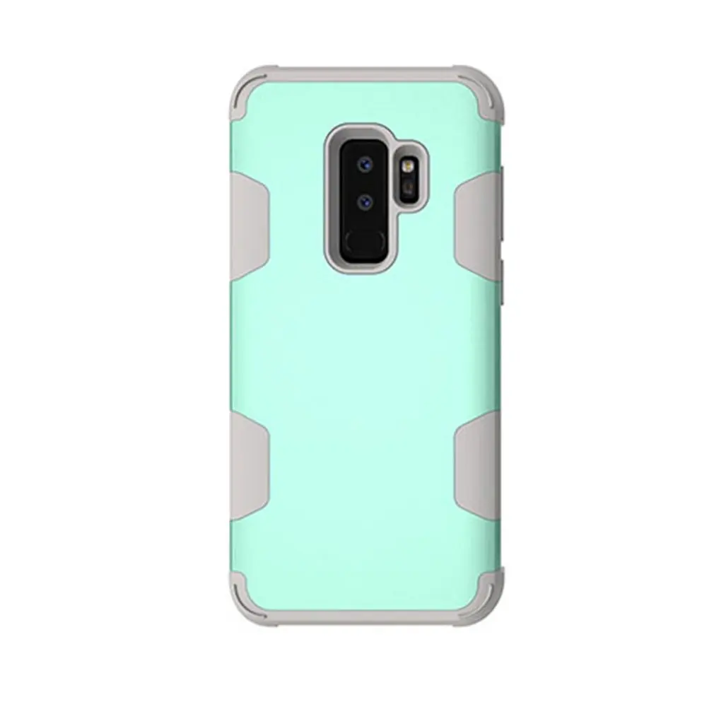Для samsung Galaxy S9Plus Контрастный ЦВЕТНОЙ чехол в виде робота анти-осень защитный чехол для мобильного телефона силиконовый чехол
