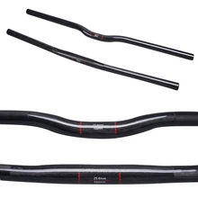

NO LOGO Glossy UD Carbon Fiber Bicycle Handlebar 25.4mm Mountain Bike Bars Cycling MTB Parts