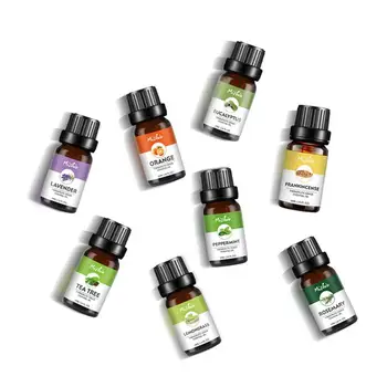 

Essential Oil Set Single Essential Oil 8Pcs Set 10Ml Plant Aromatherapy Moisturizing Skin Care Essential Oil
