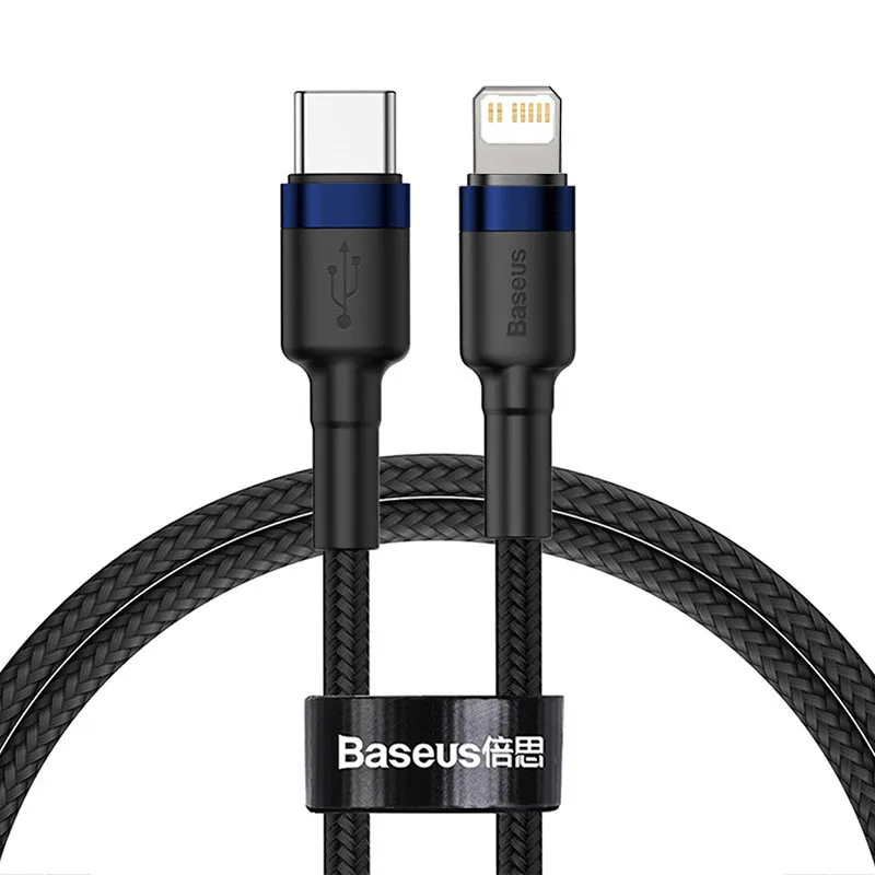 Baseus 20W USB Type C to Lightning Cable for iPhone 12 Pro Max PD Quick Charge USB C Charging Cable for iPhone 12 11 Pro long iphone charger Cables