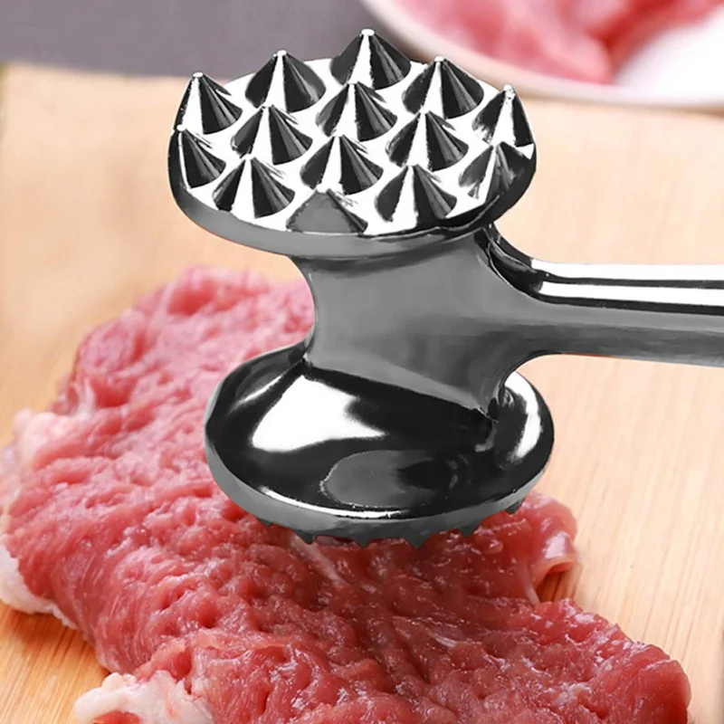 Кухонный молоток для мяса инструменты с ручкой из нержавеющей стали Профессиональный мясной тендерайзер иглы Прямая