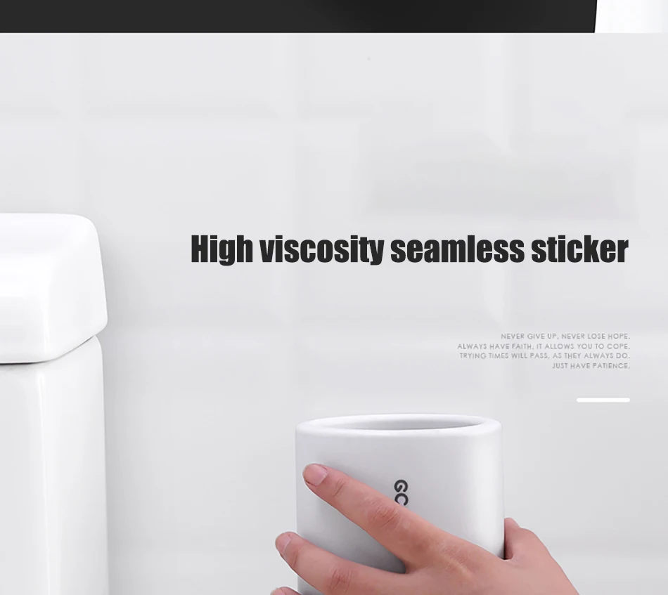 Silicone Toilet Brush Soft Bristle Wall-mounted Bathroom Toilet Brush Holder Set Clean Tool Durable ThermoPlastic Rubber