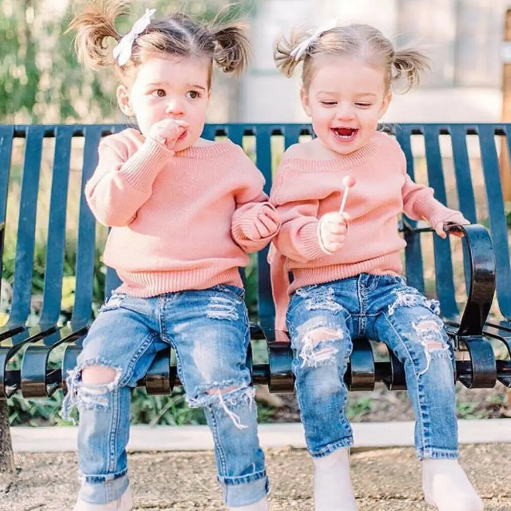 Одинаковые свитера для всей семьи; одежда для мамы и дочки; розовый Однотонный свитер с бантом; пуловер; джемпер; топы