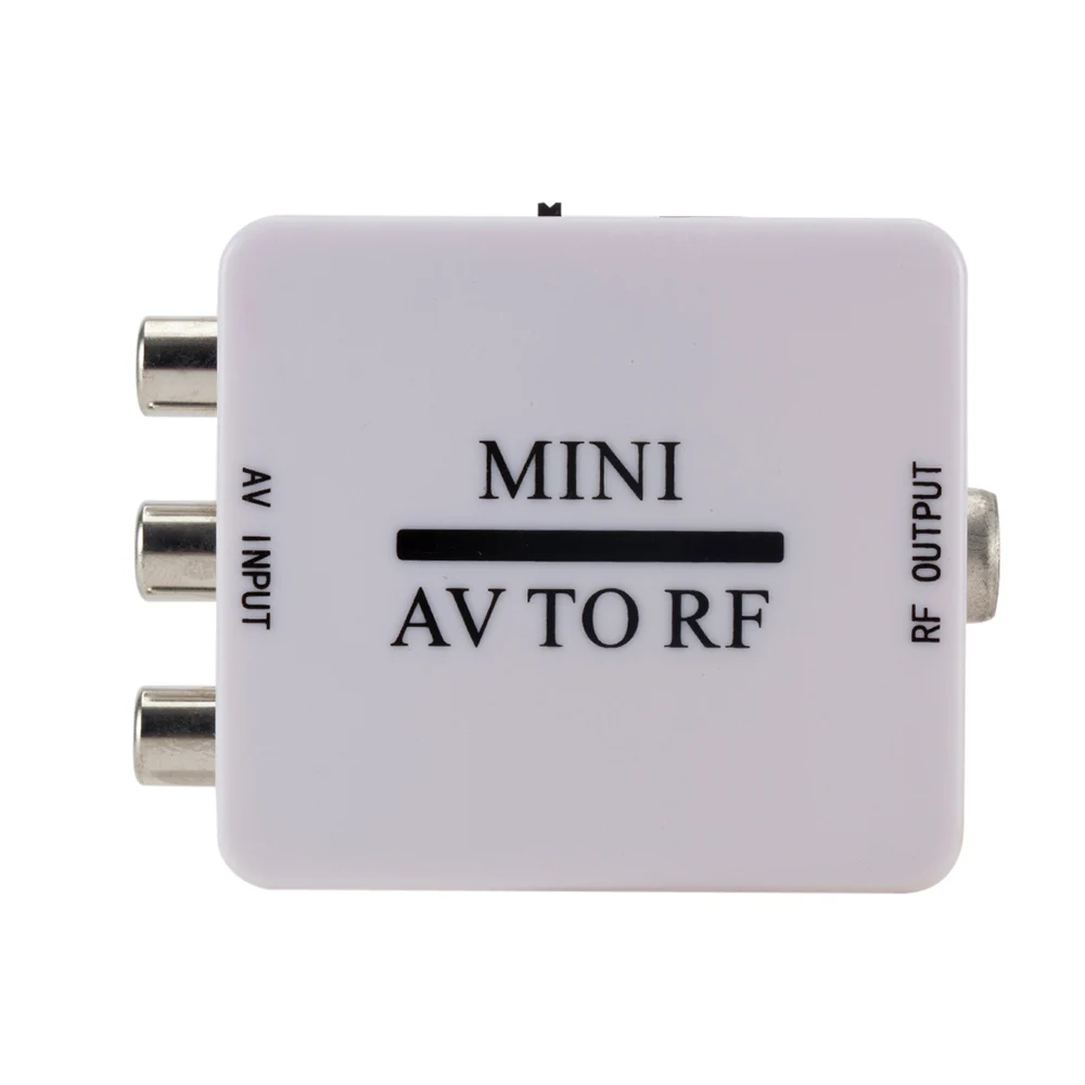 Мини-преобразователь для HD-видео RCA AV CVSB в RF видеоадаптер конвертер MHz 61 25 67