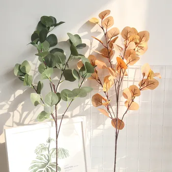

Brand new stylish and high quality Artificial Plants Fake Leaf Foliage Bush Home Office Garden Flower Wedding Decor fashion