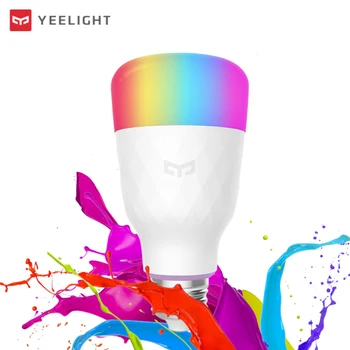 

Yeelight 1S Colorful Bulb E27 Smart APP WIFI Remote Control Smart LED Light Colorful temperature lamp For xiaomi mijia MI home