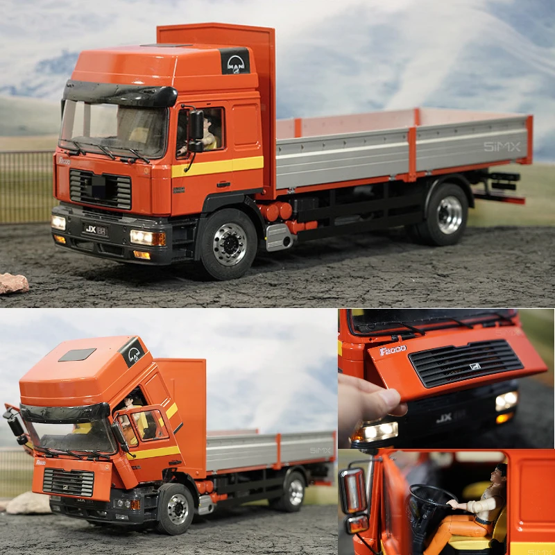 

Металлический прицеп с дистанционным управлением JXmodel 1/14 4x2, Радиоуправляемый автомобиль, трактор, грузовик, комплект версии для мальчика, подарок на день рождения