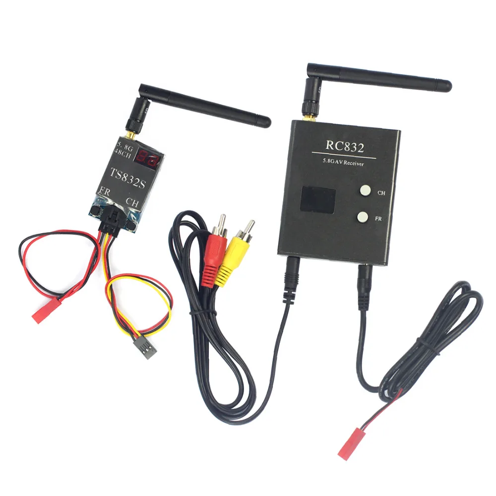 

Hot F07270 FPV 600mw Aerial Photography RC832+TS832 5.8G 48CH AV Transmitter & Receiver System + FS
