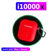 Беспроводные bluetooth-гарнитуры i10000 X tws, супер бас tws i10000x, для iPhone, Android, pk, i10, i12, i200, i500, i9000, tws, i800