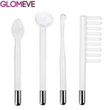 4 шт. высокочастотная стеклянная трубка точечный очиститель лица Уход за кожей спа салон красоты Замена стеклянная палочка