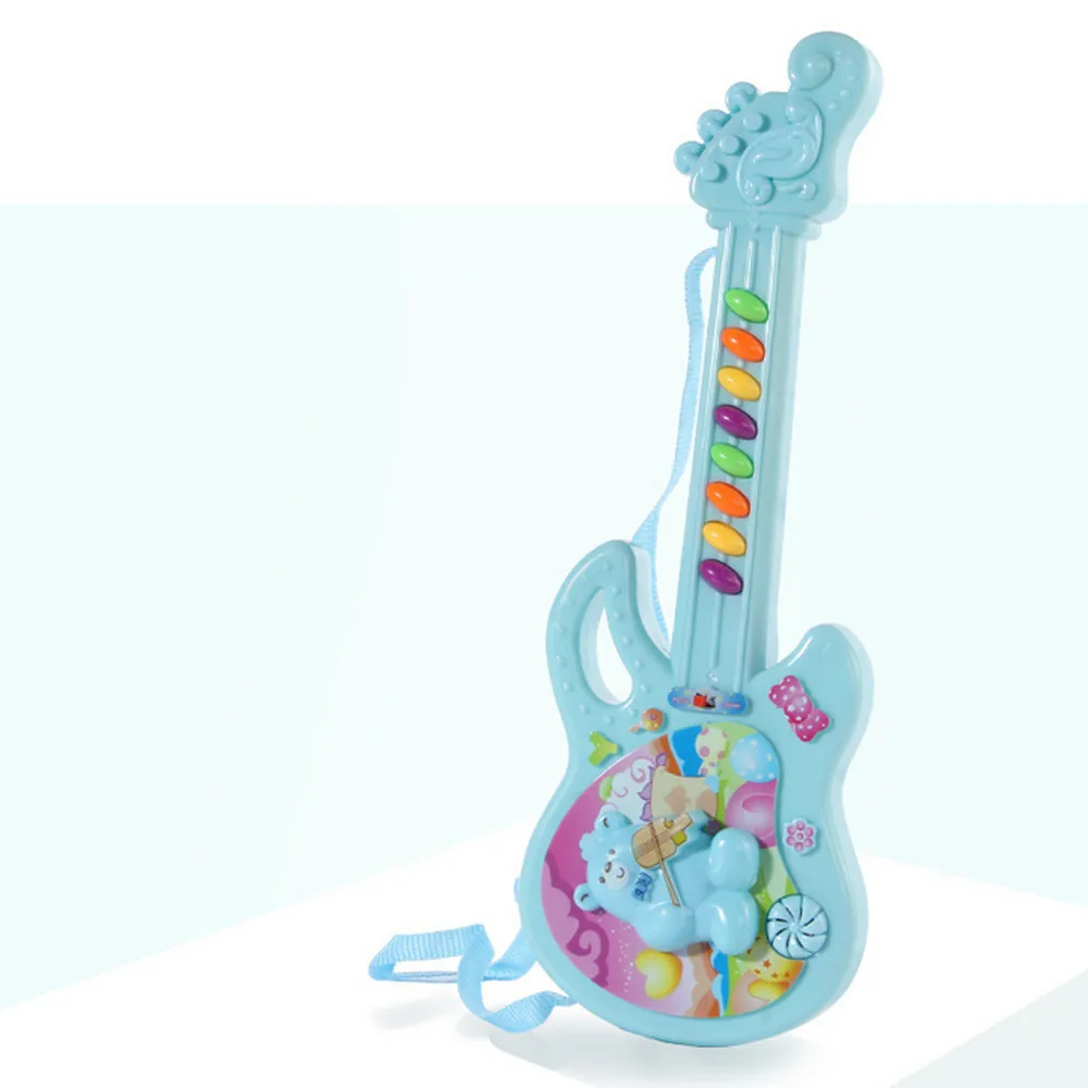Музыкальная гитара, игрушка для мальчиков и девочек, обучающая игра для малышей, развивающая, живая электронная игрушка, игрушки для детей, гитара zabawki dla dzieci