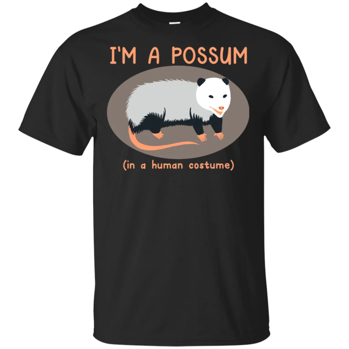 

Men'S Possum Costume Funny Opossum Halloween T-Shirt Size M-3Xl Adults Casual Tee Shirt
